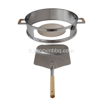Stainless Steel Pizza Ring Para sa 22.5-Inch Kettle Grills
